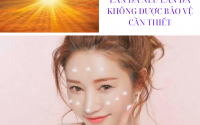 BÔI KEM CHỐNG NẮNG KHÔNG ĐÚNG CÁCH KHIẾN DA VỪA DỄ CHẢY XỆ VỪA BỊ VẾT TRẮNG 