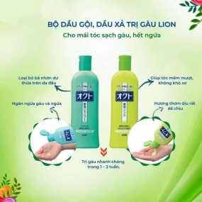 Dầu Gội-Xã Đặc Trị Gàu  Lion Nhật Bản 320ml