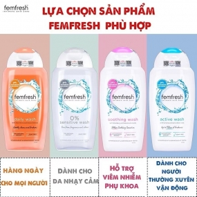 Vệ Sinh Phụ Nữ Femfresh Chính Hảng
