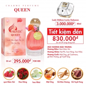 Nước hoa Nữ Charme Queen 30ml tươi mát , thơm lâu, sang trọng
