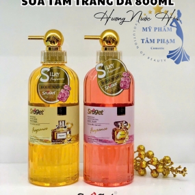 Sữa Tắm Trắng Da Sroget Silky 800ml Thái Lan