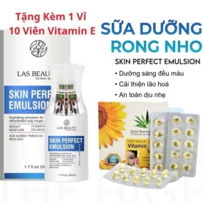 Sữa Dưỡng Rong Nho LAS BEAUTY Tặng Vitamin E