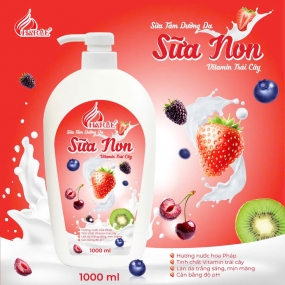 Sữa Tắm Dưỡng Ẩm Hương Dâu 1000ml