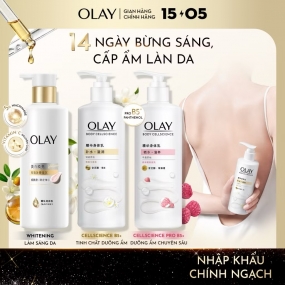 Sữa dưỡng thể Olay Whitening Ultra B3 Sáng Da 260ml chính hãng
