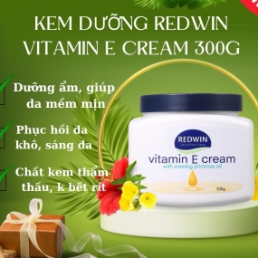 Kem Dưỡng Ẩm Redwin Vitamin E cream 300g, kem dưỡng da hết khô da , Chống Nẻ