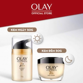 ￼ Kem Dưỡng Ban Đêm OLAY Total Effects 7in1 Hạn Chế Và Bảo Vệ Da Khỏi 7 Dấu Hiệu Lão Hóa 50G