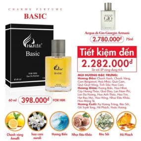 Nước Hoa Charme BASIC 50ml Nam