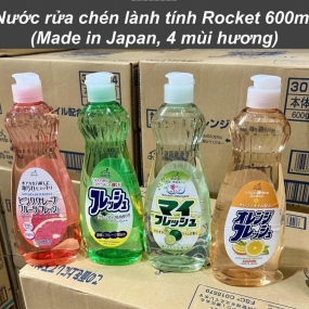 NƯỚC RỬA CHÉN DIỆT KHUẨN ROCKET 600ml HÀNG NHẬT