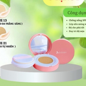 Phấn nước kiềm dầu CC cushion the collagen Ecosy