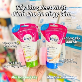 Kem Tẩy Lông VEET Cho Da Nhạy Cảm Hàng Nhật