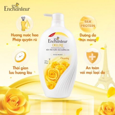 Sữa tắm hương nước hoa Enchanteur 650g hàng cty