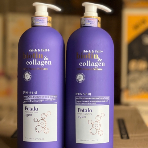 Dầu Gội + Dầu Xả Biotin & Collagen Phục Hồi Tóc