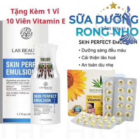 Sữa Dưỡng Rong Nho LAS BEAUTY Tặng Vitamin E