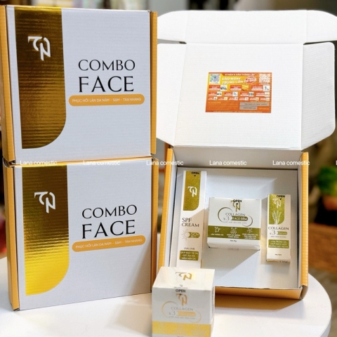 Combo Kem Face Và Serum Dưỡng Collagen X3 + CNang- mẫu mới . Có Team Cào check mã