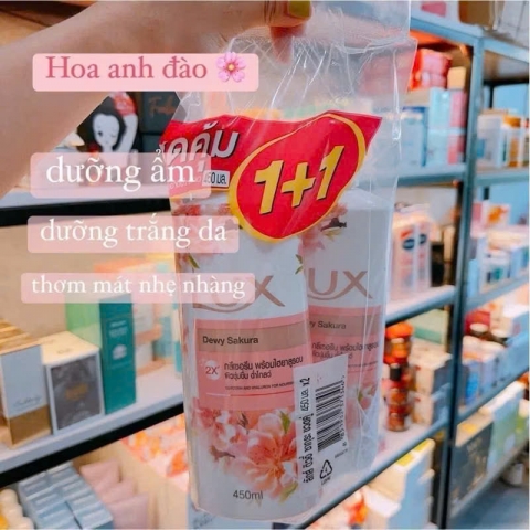 Sữa Tắm Lux Cặp Thái Lan 450ml  [ 2 chai ]