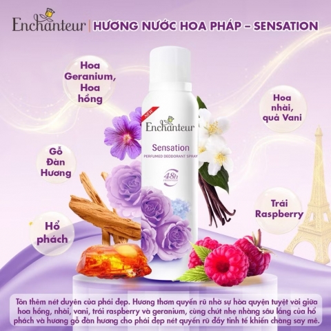 Xịt Thơm Body Enchanteur 