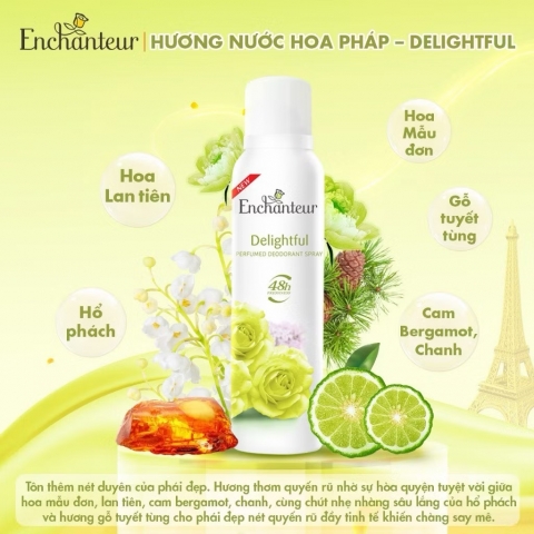 Xịt Thơm Body Enchanteur 