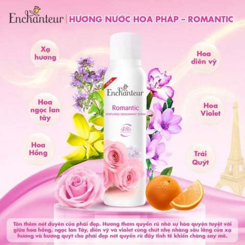 Xịt Thơm Body Enchanteur 