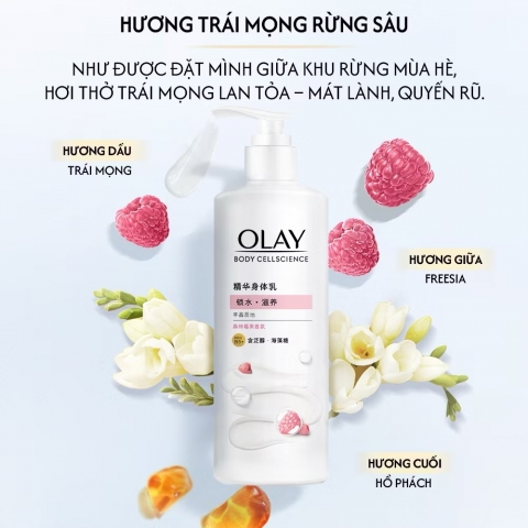 Sữa dưỡng thể Olay Whitening Ultra B3 Sáng Da 260ml chính hãng