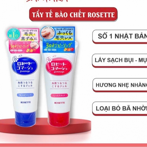 Tẩy tế bào chết ROSETTE Hàng Nhật (freship)