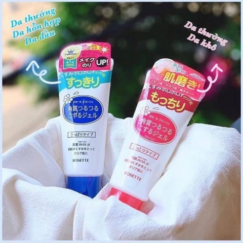 Tẩy tế bào chết ROSETTE Hàng Nhật (freship)