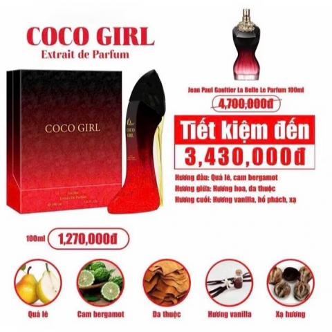 Nước Hoa Charrme Chiếc Guốc 100ml