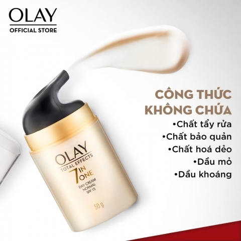 ￼ Kem Dưỡng Ban Đêm OLAY Total Effects 7in1 Hạn Chế Và Bảo Vệ Da Khỏi 7 Dấu Hiệu Lão Hóa 50G