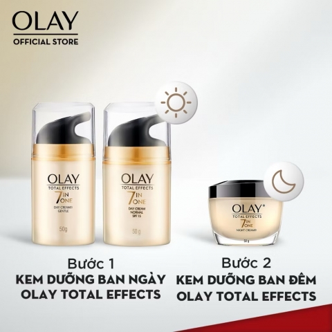 ￼ Kem Dưỡng Ban Đêm OLAY Total Effects 7in1 Hạn Chế Và Bảo Vệ Da Khỏi 7 Dấu Hiệu Lão Hóa 50G