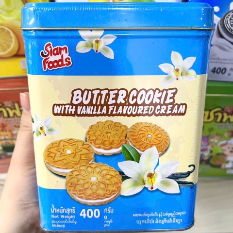 Bánh Quy Hộp Thiếc 400g Thái Lan