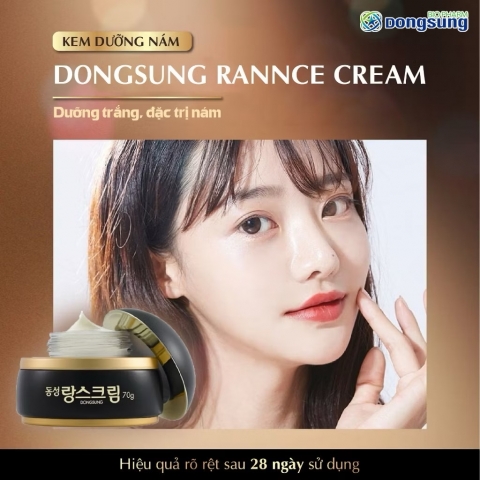 Kem Dưỡng Trắng Giảm Nám DongSung Rannce Cream 70g – Làm Mờ Thâm Sạm, Dưỡng Da Sáng Mịn Từ Hàn Quốc