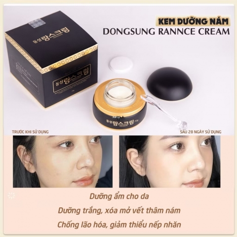 Kem Dưỡng Trắng Giảm Nám DongSung Rannce Cream 70g – Làm Mờ Thâm Sạm, Dưỡng Da Sáng Mịn Từ Hàn Quốc