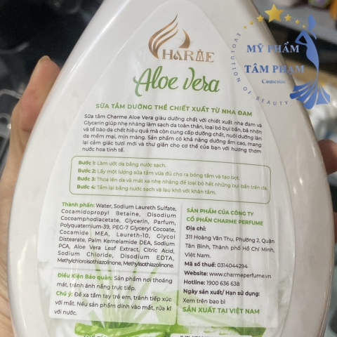 Sữa Tắm Charme Nha Đam 1000ml