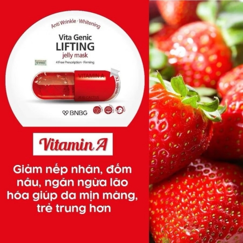 Mặt Nạ Thuốc Dưỡng Da Vitamin Vita Genic BNBG Hàn Quốc 