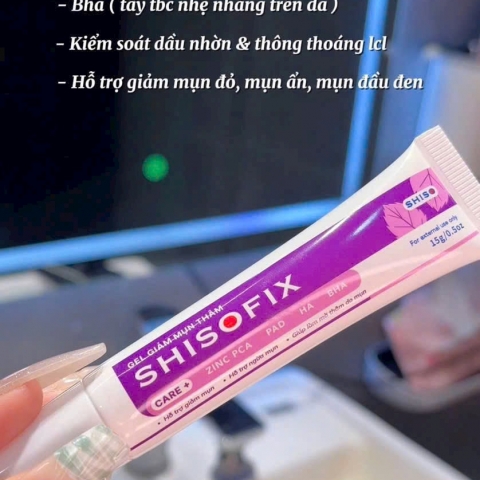 Geo Hổ Trợ Giảm Thâm Mụn SHISOFIX-Geo mờ thâm sau mụn SHISOFIX -mua kem mụn tại Shop Tâm Phạm