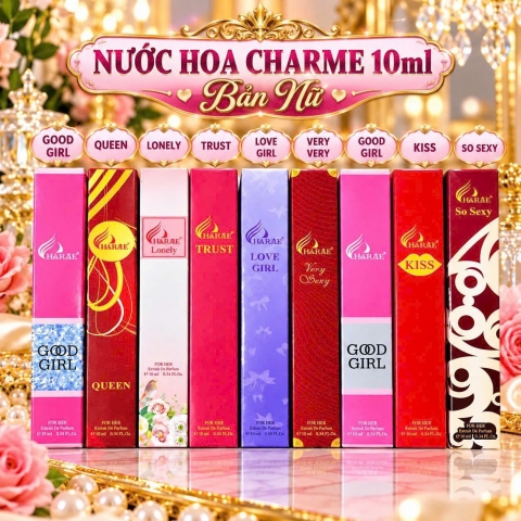 Nước Hoa Charrme 10ml Nam Nữ 