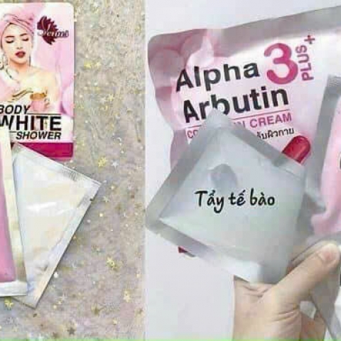 Tắm trắng Alpha Arbutin 3 Plus Collagen Thái Lan dạng gói